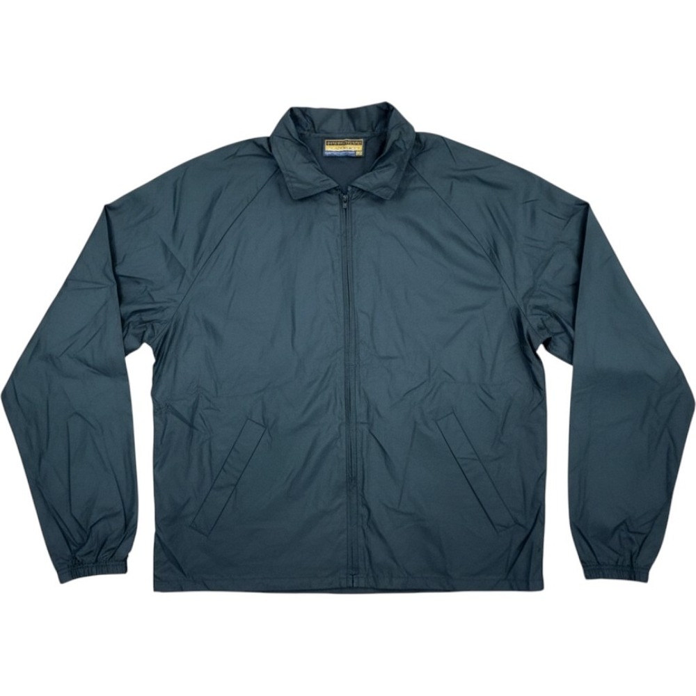 Forrester's Windbreaker Men XL Navy Blue Zip Up Lightweight USA Made Golf Jacket